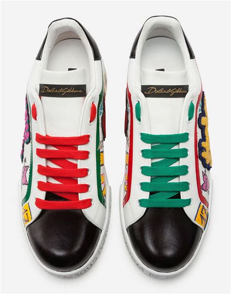 dolce gabbana sneakers white green|dolce and gabanna sneakers price.